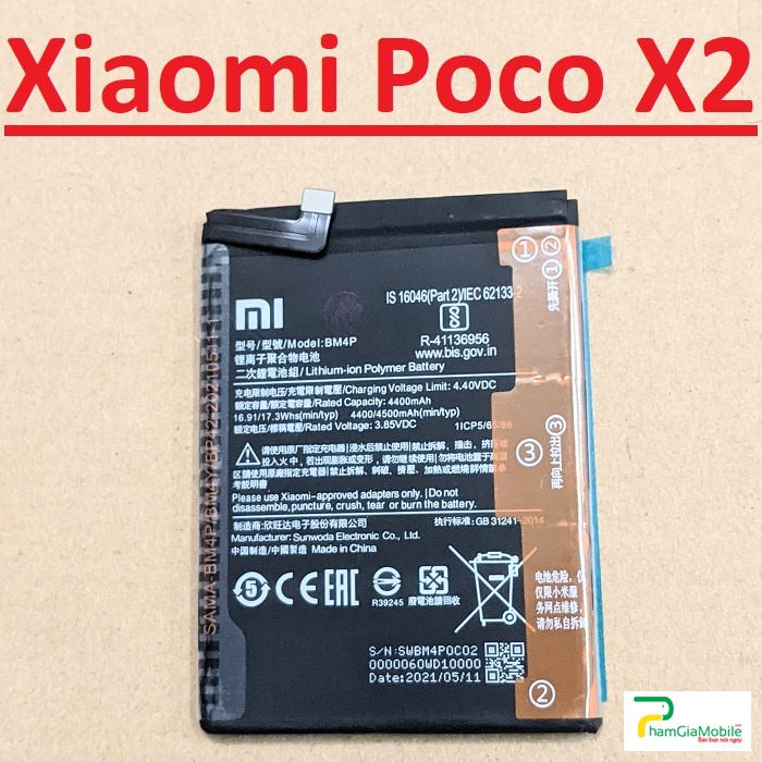 Thay Pin Xiaomi Poco X2 BM4P Chính Hãng Lấy Liền